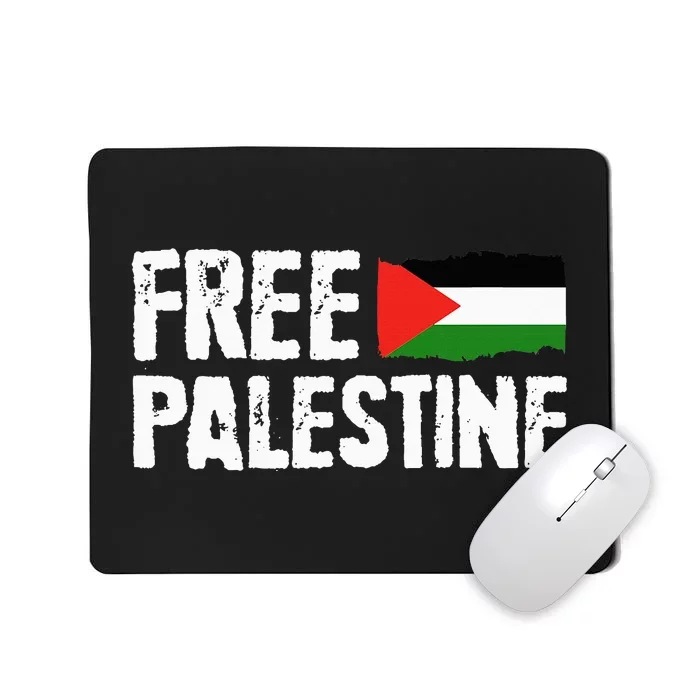 Free Palestine Gaza Flag Arabic Freedom for Palestinians Mousepad