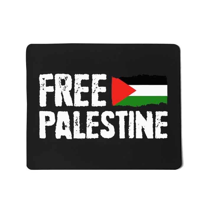 Free Palestine Gaza Flag Arabic Freedom for Palestinians Mousepad