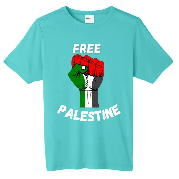 Free Palestine Gaza Arabic Flag Gift ChromaSoft Performance T-Shirt