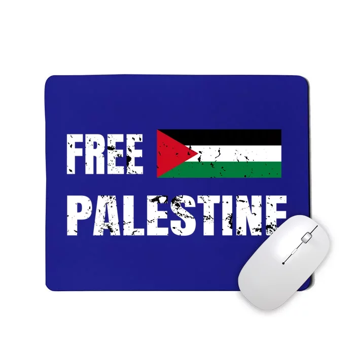 Free Palestine Gaza Flag Arabic Freedom For Palestinians Cool Gift Mousepad