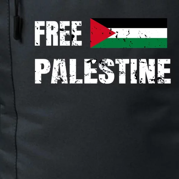 Free Palestine Gaza Flag Arabic Freedom For Palestinians Cool Gift Daily Commute Backpack