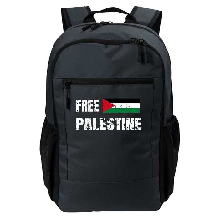 Free Palestine Gaza Flag Arabic Freedom For Palestinians Cool Gift Daily Commute Backpack