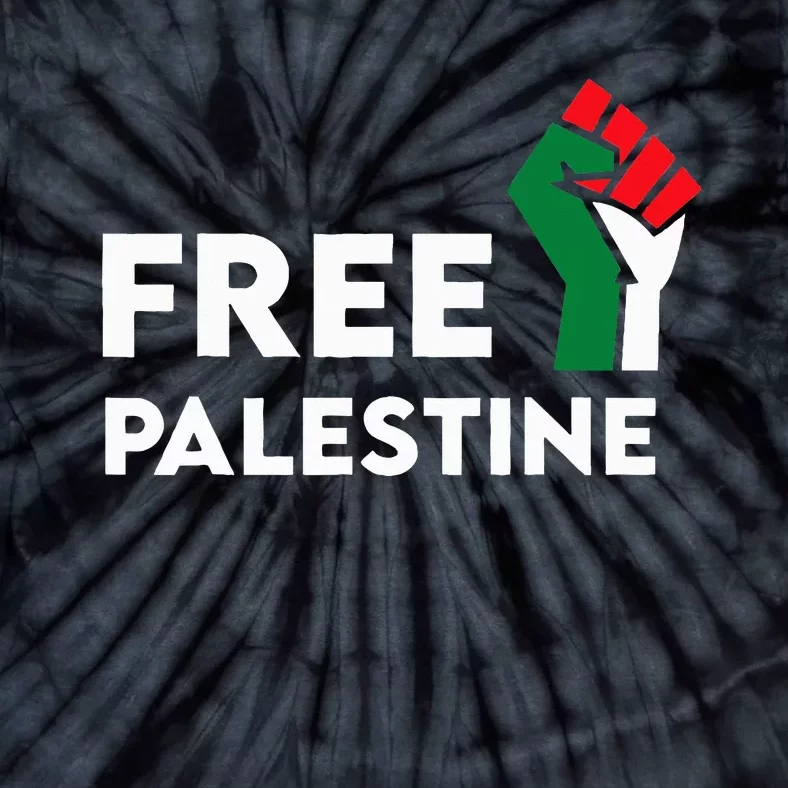 Free Palestine Gaza Flag Freedom for Palestinians Tie-Dye T-Shirt