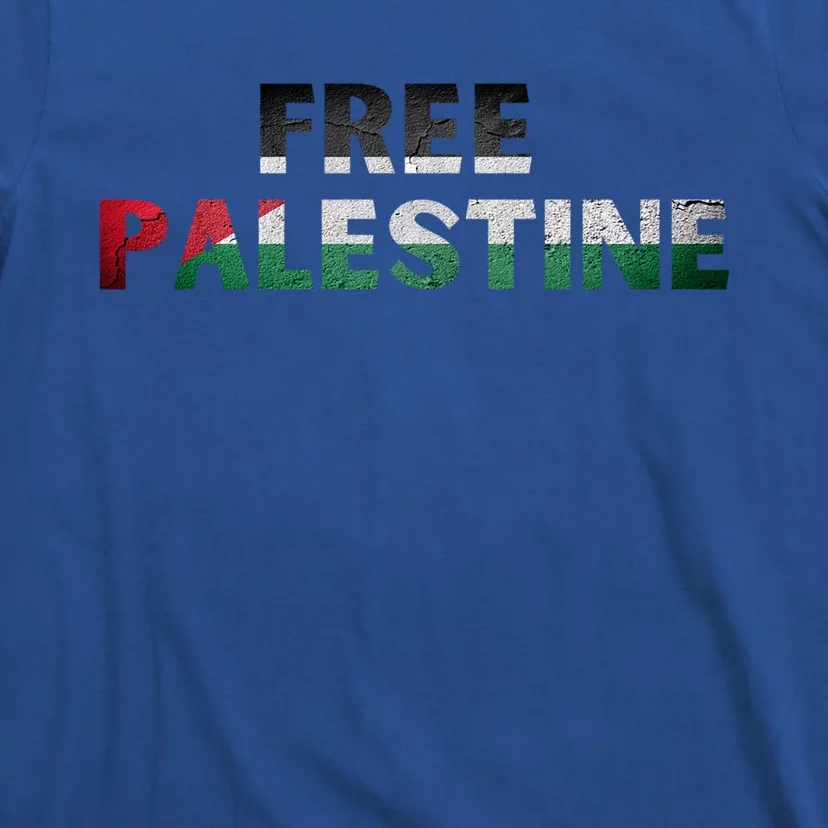 Free Palestine Gaza Flag Arabic Gift T-Shirt