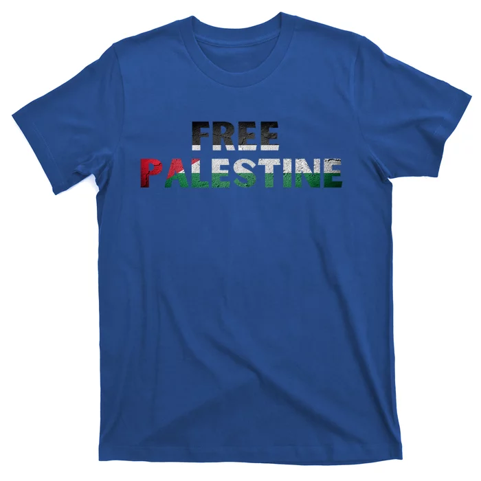 Free Palestine Gaza Flag Arabic Gift T-Shirt