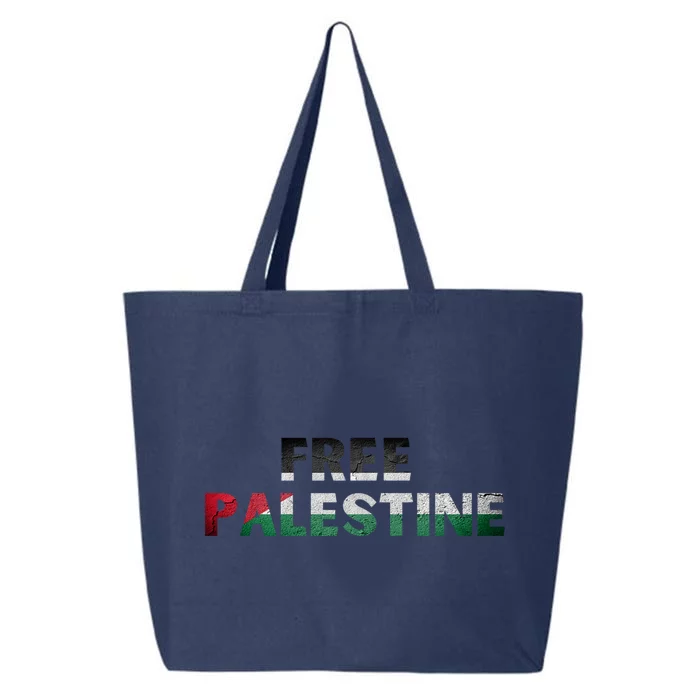 Free Palestine Gaza Flag Arabic Gift 25L Jumbo Tote