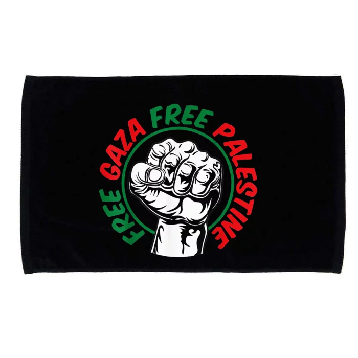 Free Palestine Gaza Flag Freedom for Palestinians Microfiber Hand Towel