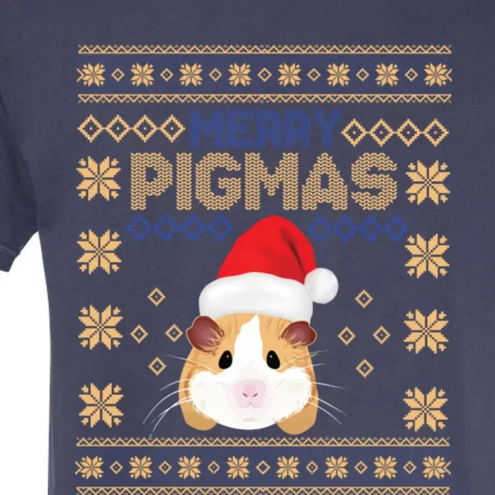 Funny Pigmas Guinea Pig Ugly Christmas Gift Garment-Dyed Heavyweight T-Shirt