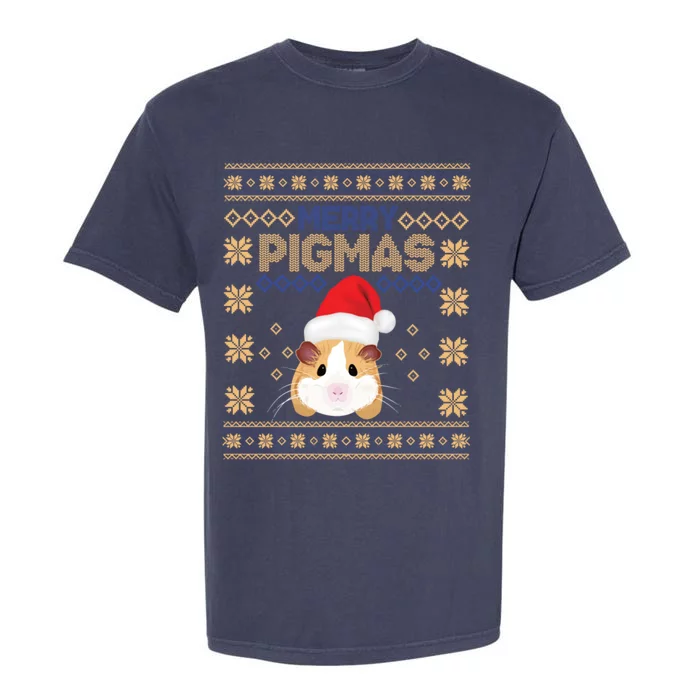 Funny Pigmas Guinea Pig Ugly Christmas Gift Garment-Dyed Heavyweight T-Shirt