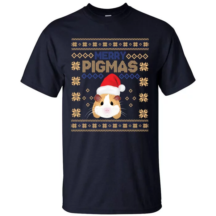 Funny Pigmas Guinea Pig Ugly Christmas Gift Tall T-Shirt