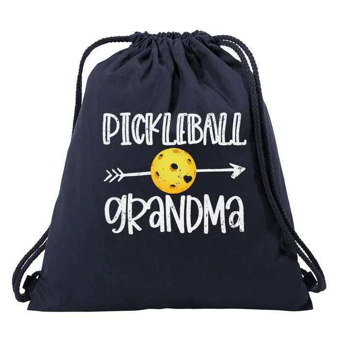 Funny Pickleball Grandma Pickleball Player Gift Drawstring Bag