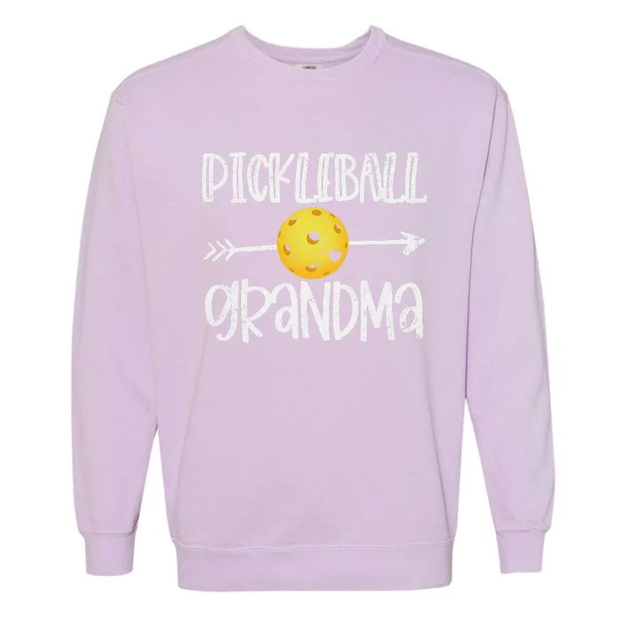 Funny Pickleball Grandma Pickleball Player Gift Garment-Dyed Sweatshirt