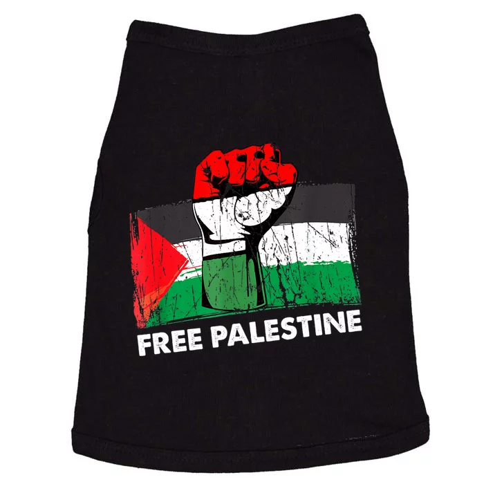 Free Palestine Gaza Palestinian Flag Doggie Tank