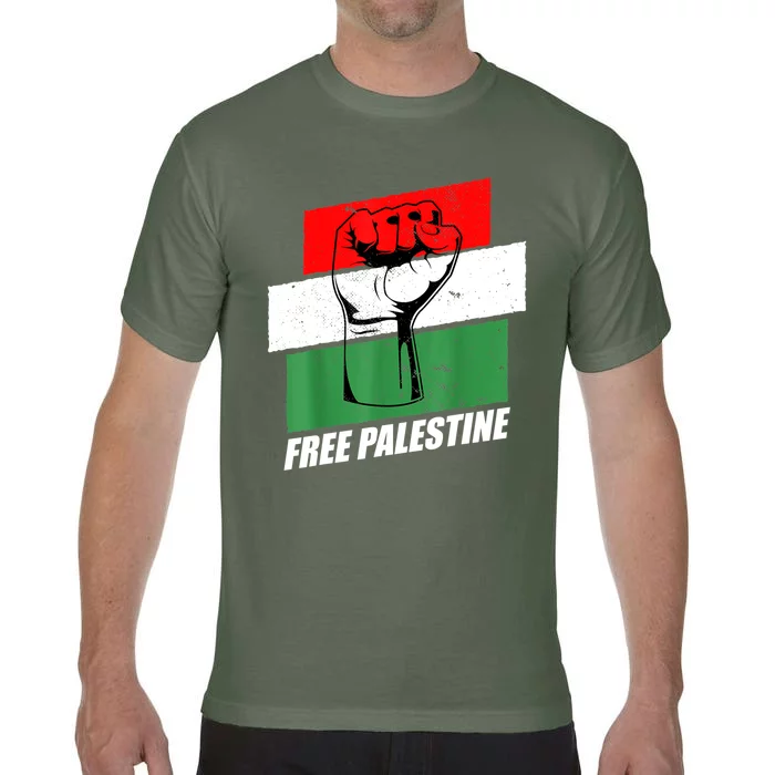 Free Palestine Gaza Palestinian Flag Comfort Colors T-Shirt