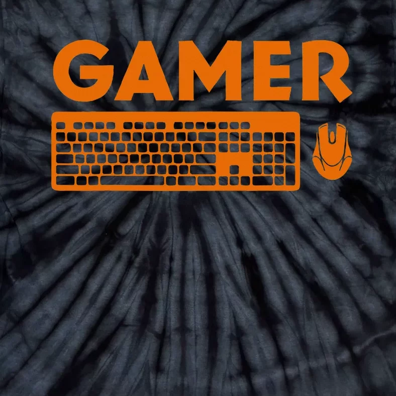 Funny Pc Gamer Keyboard Video Computer Gaming Lovers Outfit Tie-Dye T-Shirt