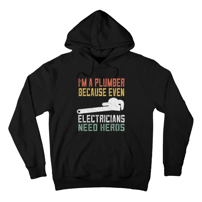 Funny Plumber Gifts For Retro Plumbing Hoodie