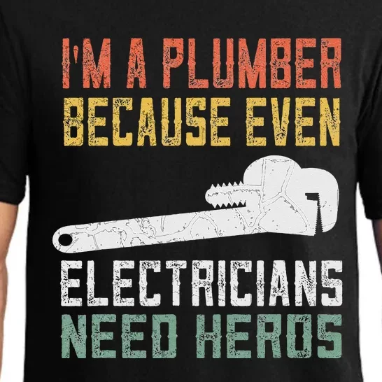 Funny Plumber Gifts For Retro Plumbing Pajama Set