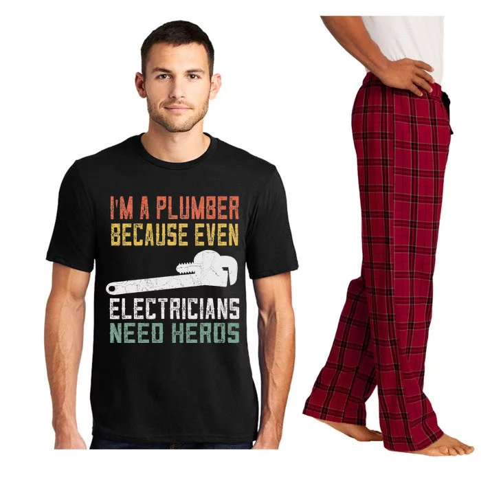 Funny Plumber Gifts For Retro Plumbing Pajama Set