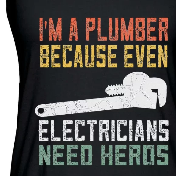 Funny Plumber Gifts For Retro Plumbing Ladies Essential Flowy Tank