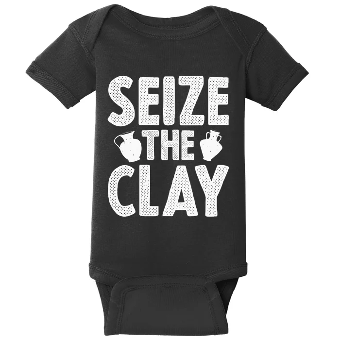 Funny Pottery Gift For  Cool Ceramic Clay Pottery Baby Bodysuit