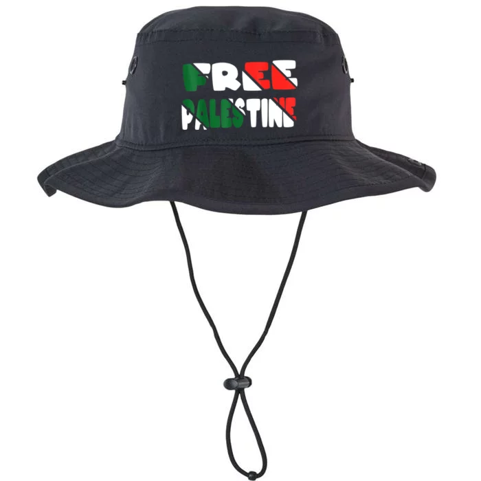 Free Palestine Gaza Palestinian Flag Legacy Cool Fit Booney Bucket Hat