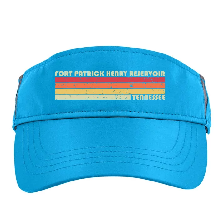 Fort Patrick Henry Reservoir Tennessee Funny Summer Gift Meaningful Gift Adult Drive Performance Visor