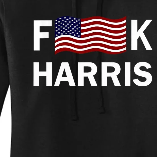 Fkh Political Humor F Kamala Harris Conservative Republican Women's Pullover Hoodie