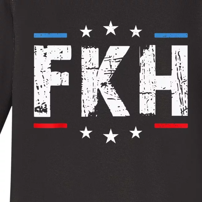 Fkh Political Humor F Kamala Harris Conservative Republican Baby Long Sleeve Bodysuit