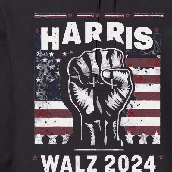 Fist Pump Harris 2024 Premium Hoodie