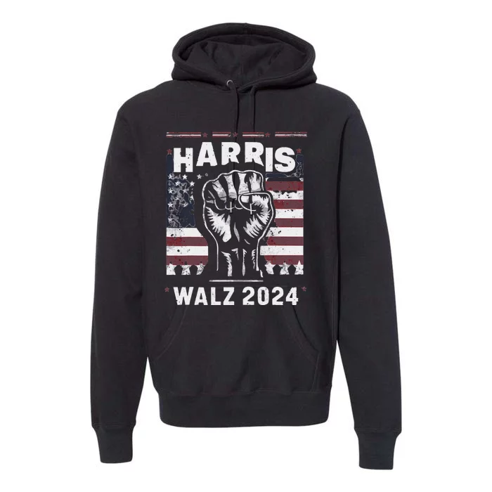 Fist Pump Harris 2024 Premium Hoodie