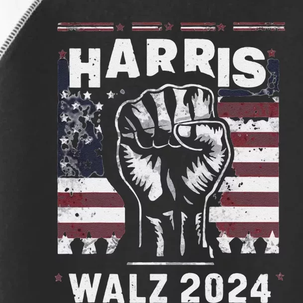 Fist Pump Harris 2024 Toddler Fine Jersey T-Shirt