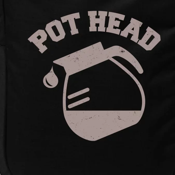 Funny Pot Head Coffee Lover Impact Tech Backpack