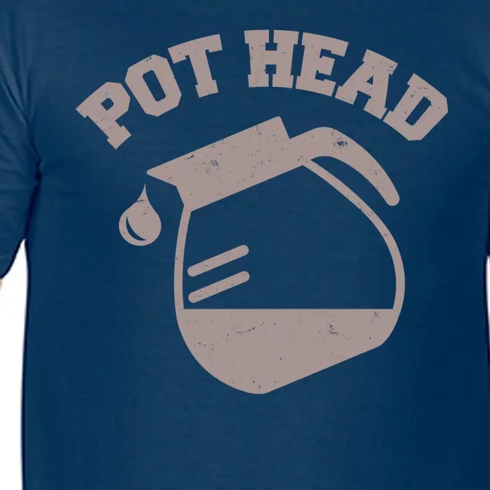 Funny Pot Head Coffee Lover Comfort Colors T-Shirt