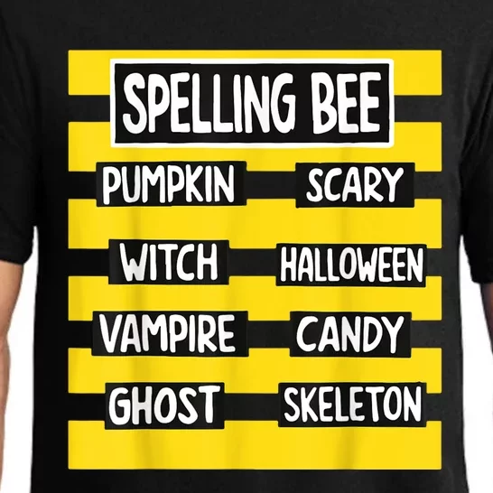 Funny Pun Halloween Costume For Teachers Spelling Bee Pajama Set