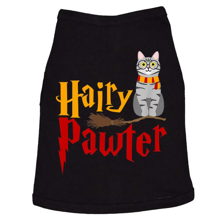 FUNNY Pun Hairy Pawter TShirt Wizard Gift For Cat Lovers Doggie Tank