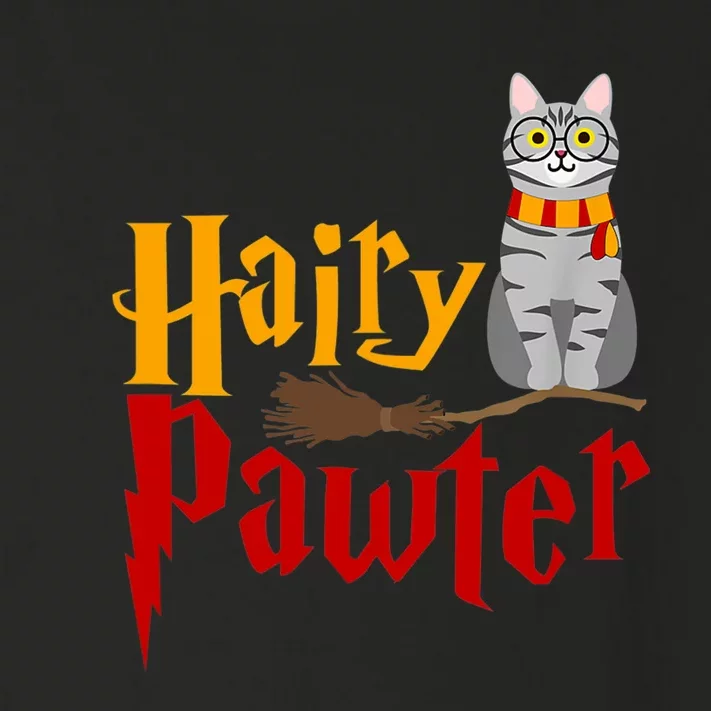 FUNNY Pun Hairy Pawter TShirt Wizard Gift For Cat Lovers Toddler Long Sleeve Shirt