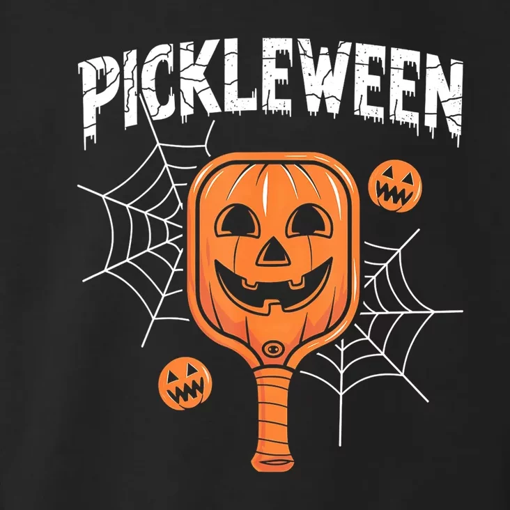 Funny Pickleween Halloween Pickleball Players Gift Toddler Hoodie