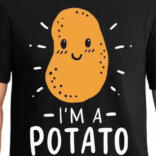 Funny Potato Halloween Costume Cute and Vegan Friendly Pajama Set