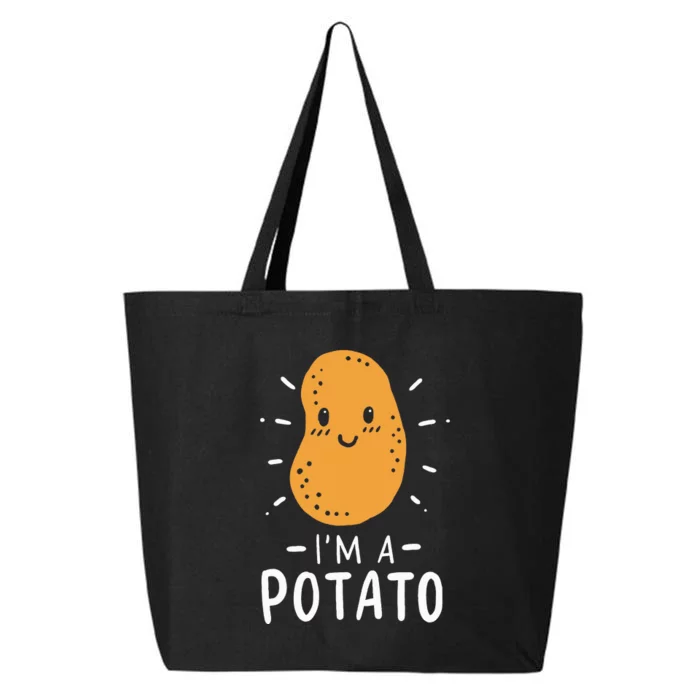 Funny Potato Halloween Costume Cute and Vegan Friendly 25L Jumbo Tote