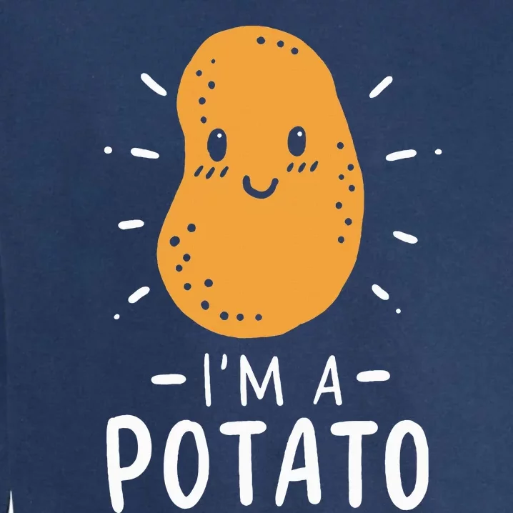 Funny Potato Halloween Costume Cute and Vegan Friendly Garment-Dyed Sweatshirt