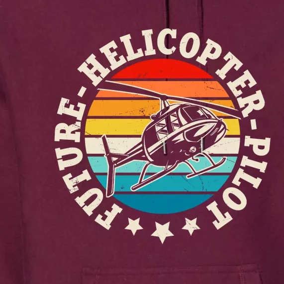 Future Pilot Helicopter Premium Hoodie