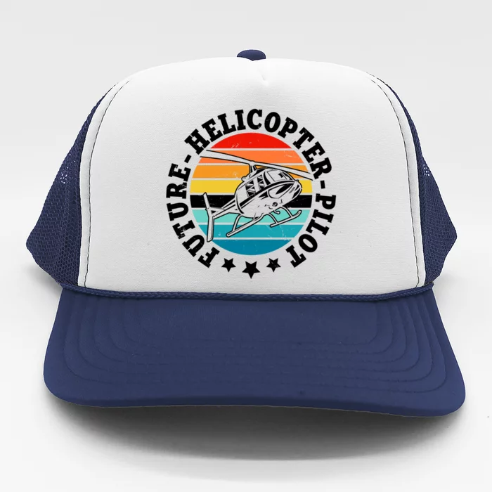 Future Pilot Helicopter Trucker Hat