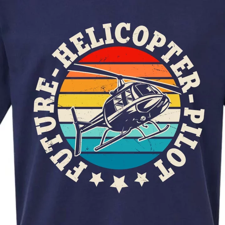 Future Pilot Helicopter Sueded Cloud Jersey T-Shirt