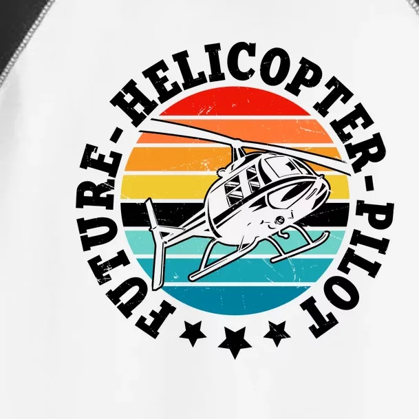 Future Pilot Helicopter Toddler Fine Jersey T-Shirt