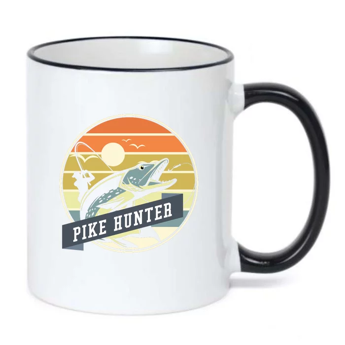 Fishing Pike Hunter River Fishing Angler Fish Hunting Black Color Changing Mug