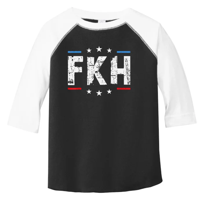 Fkh Political Humor F Kamala Harris Conservative Republican Toddler Fine Jersey T-Shirt