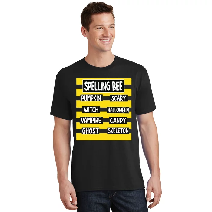 Funny Pun Halloween Costume For Teachers Spelling Bee T-Shirt