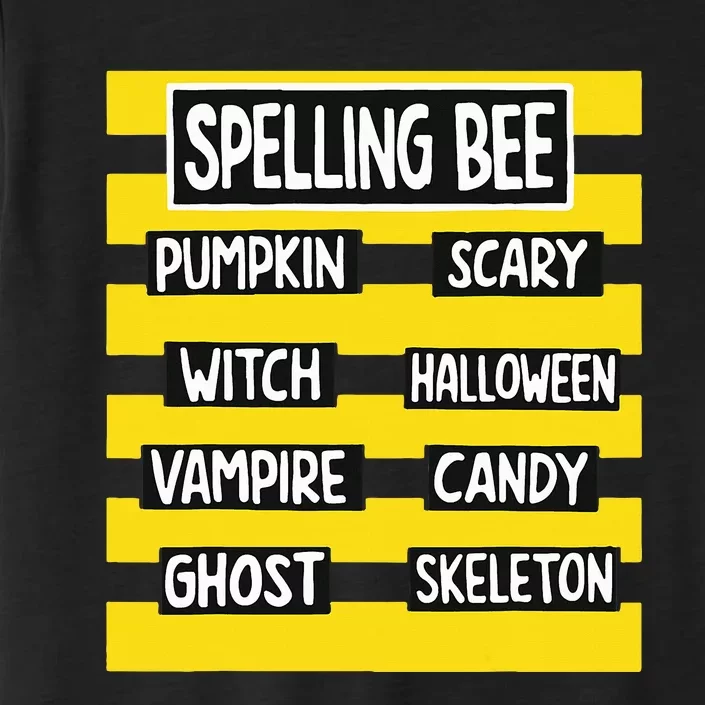 Funny Pun Halloween Costume For Teachers Spelling Bee ChromaSoft Performance T-Shirt