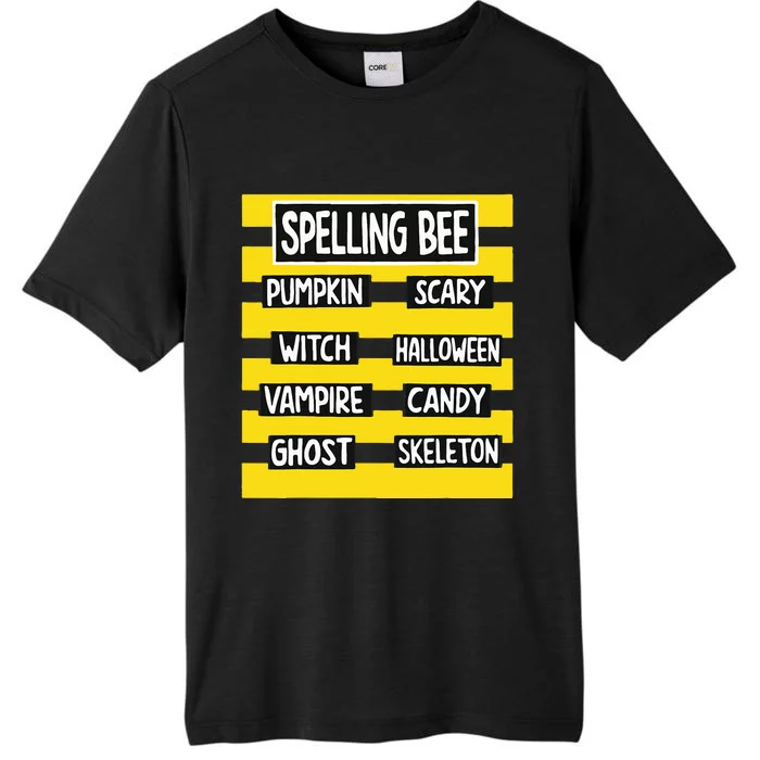 Funny Pun Halloween Costume For Teachers Spelling Bee ChromaSoft Performance T-Shirt