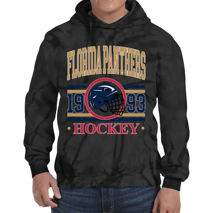 Florida Panther Hockey Team Supporter Tie Dye Hoodie